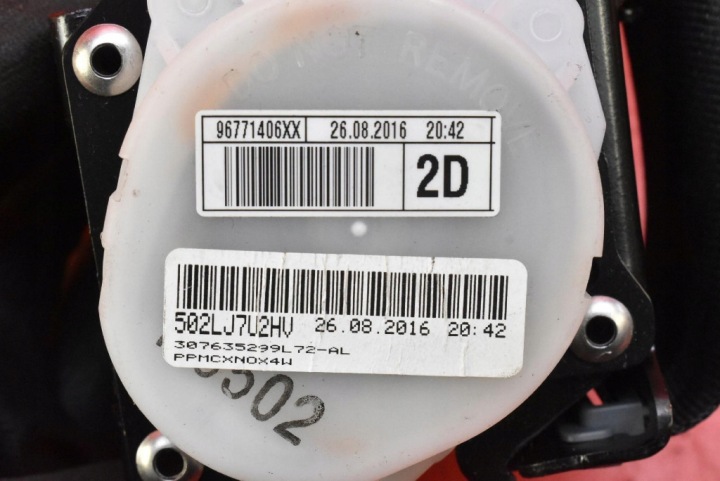 фото №8, Pas безопасности правое зад eu 96771406xx citroen c4 picasso ii рестайлинг 16-18