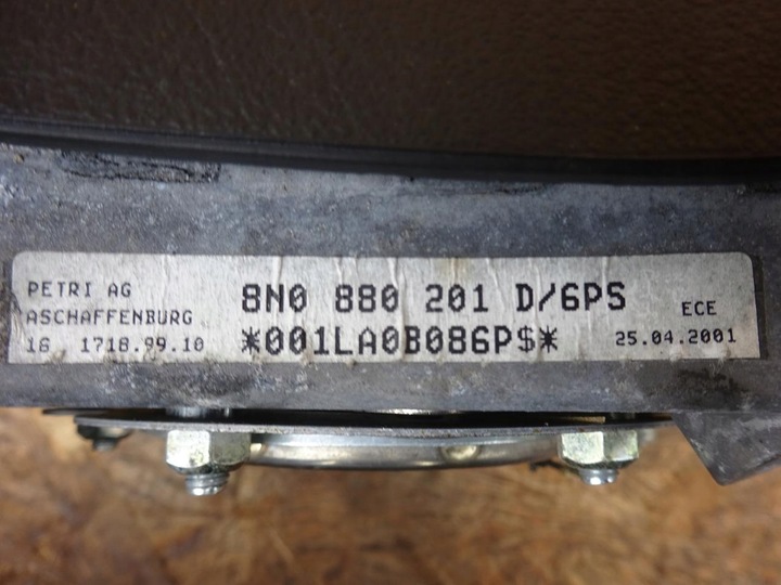 фото №12, Audi tt 8n 01-06 подушка безпеки повітряна подушка водія 8n0880201g 8n0880201d