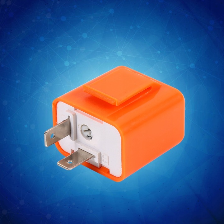 фото №11, Реле автомобільний 12v 2pin помаранчевий