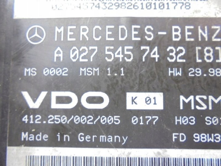 фото №5, W168 компьютер a0275457432 1,6 a1661402500