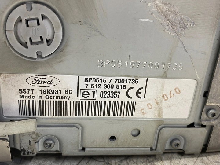 фото №8, Ford mondeo mk iii 2000cm3 2007 радиоприёмники хэтчбек 5s7t18k931bc
