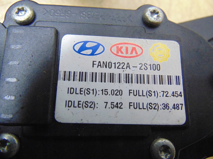 фото №12, Потенциометр педаль газа hyundai ix35 2.0 crdi