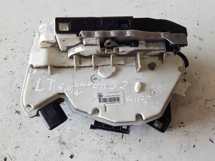 фото №1, Skoda superb 2 ii рестайлінг замок двері лівий зад 6 pin