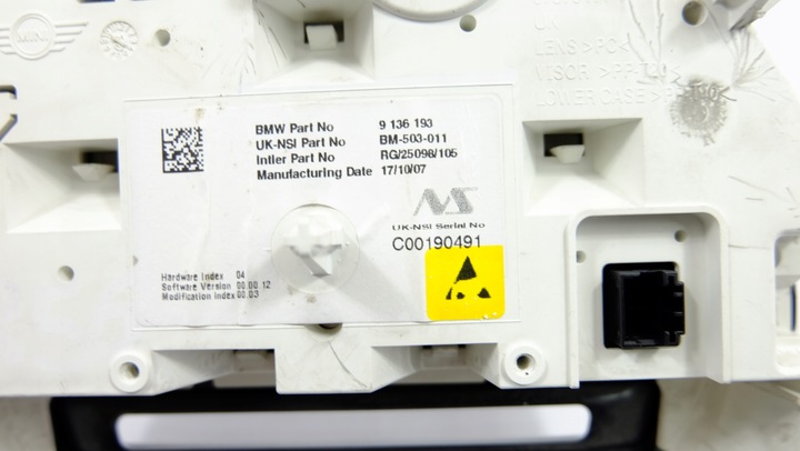 фото №9, Mini cooper r56 1.6 vti спідометр  прилади 9136193