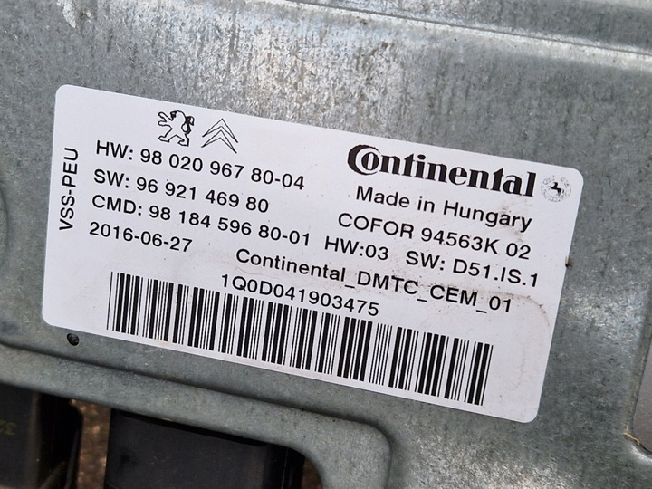 фото №9, Citroen c4 picasso ii систем старт сплав 9801739380 9802096780 2013