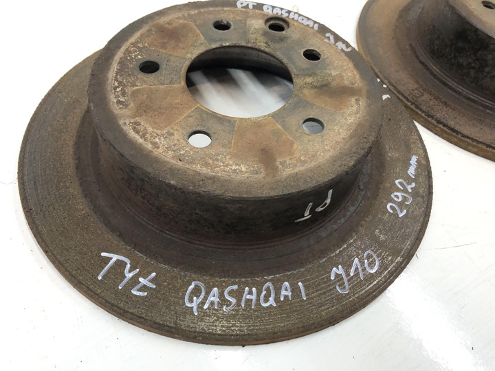 фото №9, Диски тормозные зад nissan qashqai j10 1.5dci