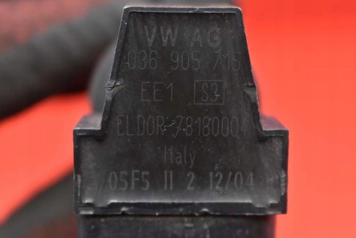 фото №8, Катушка зажигания 036905715 vw polo 4 iv 9n 1.4 16v 75 km 01-05