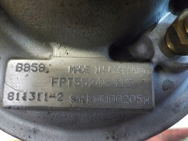 фото №6, Giulietta mito 1.4 multiair 15r 170km турбина турбонагнетатель 55248413