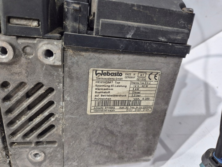 фото №3, Вебасто отопление стояночный bmw x5 e53 3.0d термо top z/c-d 8380998