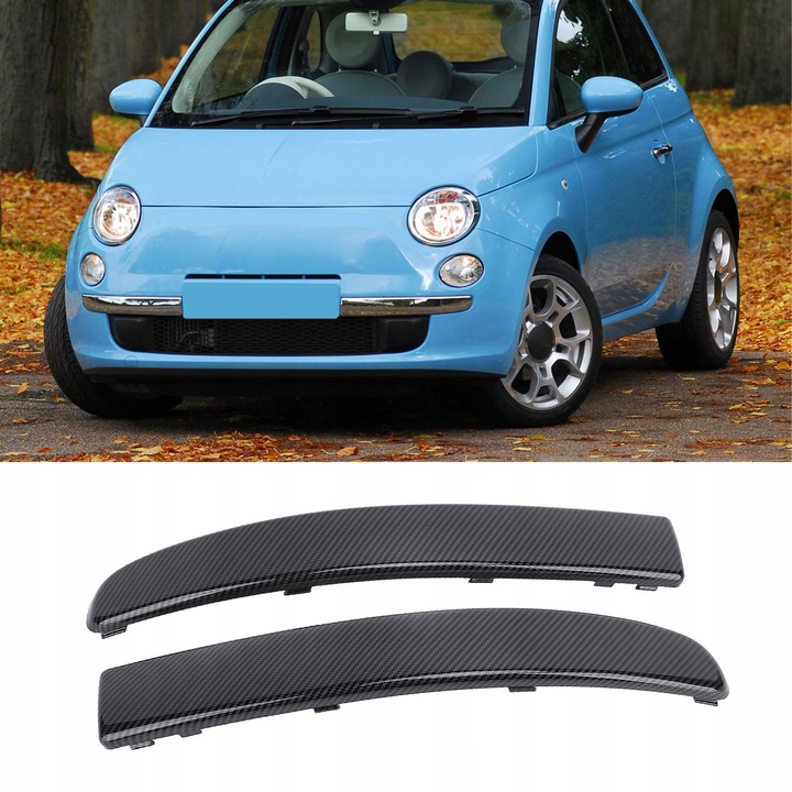 фото №8, 1 пара передні бампер нижня оздоблення 735455057 зразок волокна wb