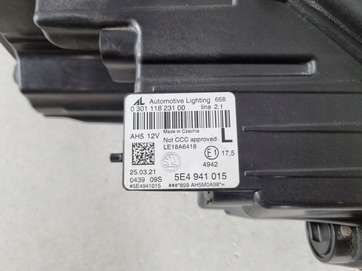 фото №14, Skoda octavia iv 4 5e4 повний led фара ліва перед