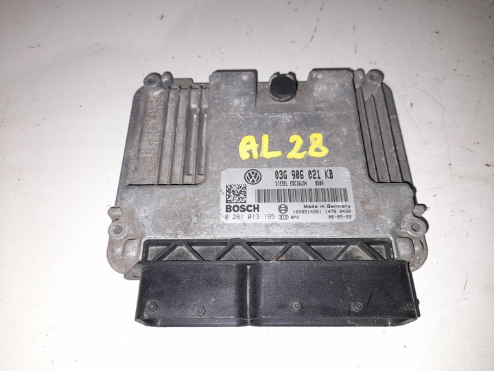 фото №1, Блок управления 03g906021kb vw touran 1 i 1.9 tdi