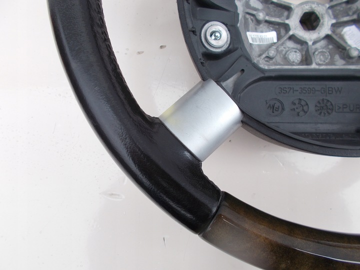 фото №7, Кермо шкіряний дерев'яна ford mondeo mk2