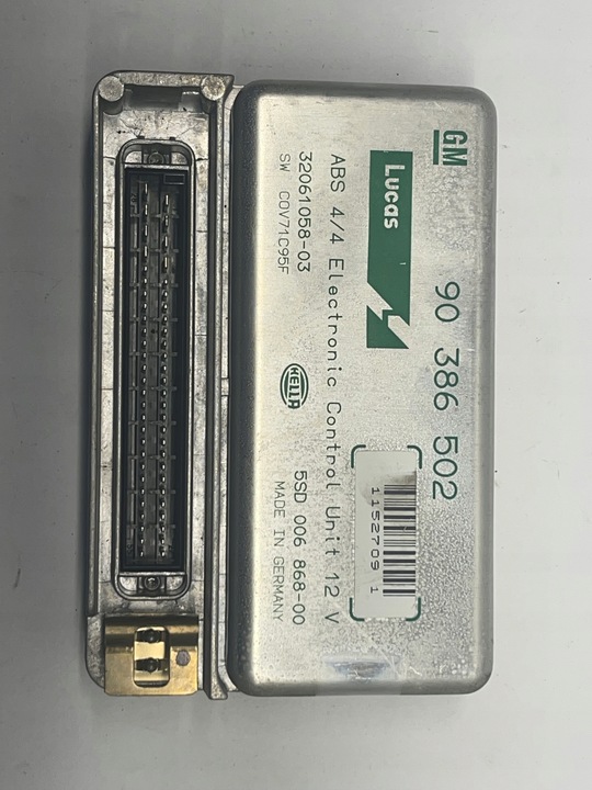 фото №3, Блок управления abs corsa b 1.4 90386502