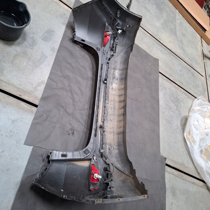 фото №16, Hyundai tucson ii 2 3 iii 15- бампер зад задній xn3 сірий pdc w колір demon