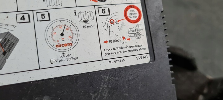 фото №12, Sq8 4m q8 rsq8 вкладка пена домкрат подъемник колёса багажника компрессор