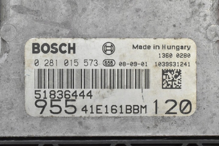 фото №7, Блок управления двигателем (ecu) 51836444 0281015573 alfa romeo mito 1.6 jtd 120 km 08-13