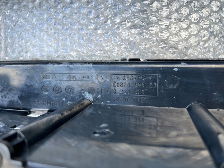 фото №10, Bmw e65 тунель рамка pod підлокітник перед чорна шкіра 7051563 8223326