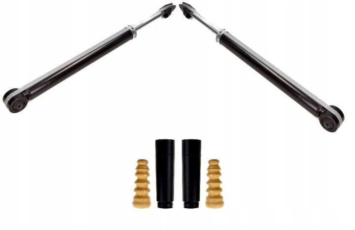 фото №1, 2x амортизаторы защитные накладки отбойники зад audi a2 skoda fabia , vw polo 01-