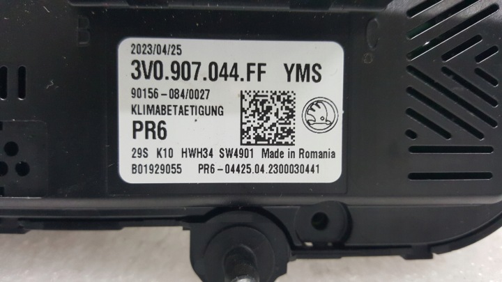 фото №12, Новий оригінальна запчастина панель клімат-контролю skoda fabia iii 6v0907044d