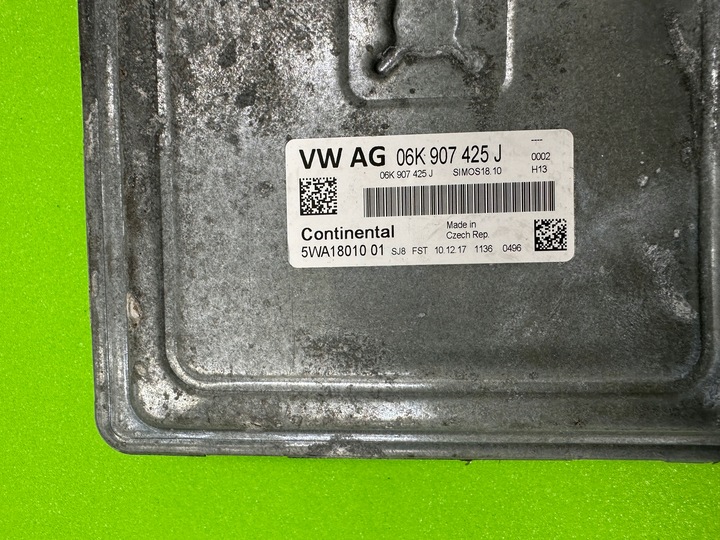 фото №5, Комп'ютер блок керування двигуна 06k907425j оригінал легальний vw audi