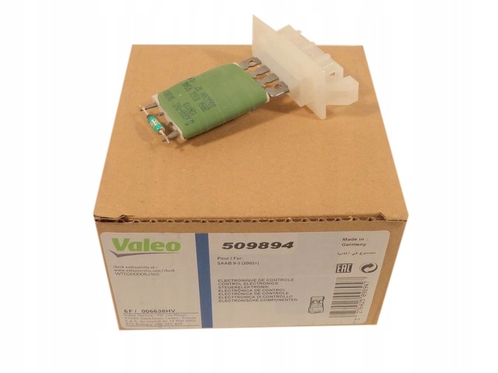 фото №1, Резистор резистор вентилятор saab 9-3 2002-2012 новий