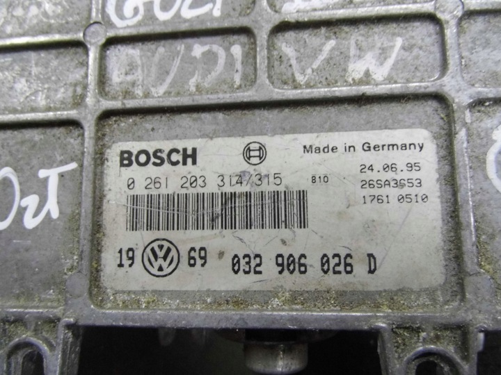 фото №5, Golf iii 1.6b комп'ютер блок керування двигуна 032906026d