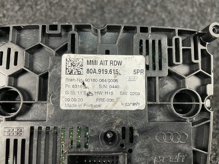 фото №7, Audi q5 80a панель управление mmi 80a919615