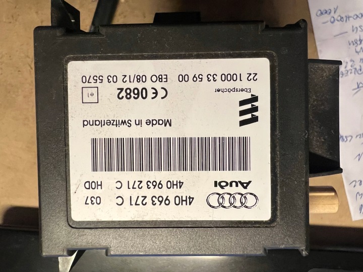 фото №6, Audi a6 a7 a8 q7 блок управления  вебасто 4h0963271d c 8k0963271