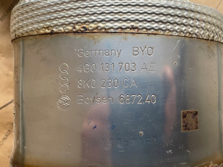 фото №10, Каталізатор audi a6 c7 4g a4 a5 8t q5 4g0254400l 4g0131703ae 2.0tdi 28 km