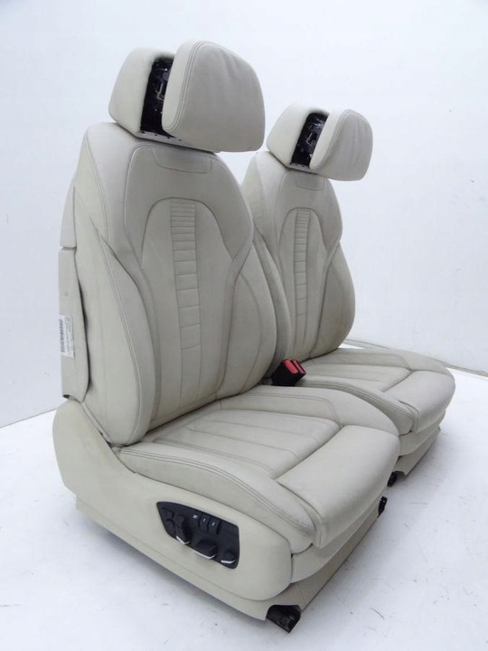 фото №5, Bmw x5 f15 13-18 сиденья комфорт диван бежевая кожа европа 5 человек 40km