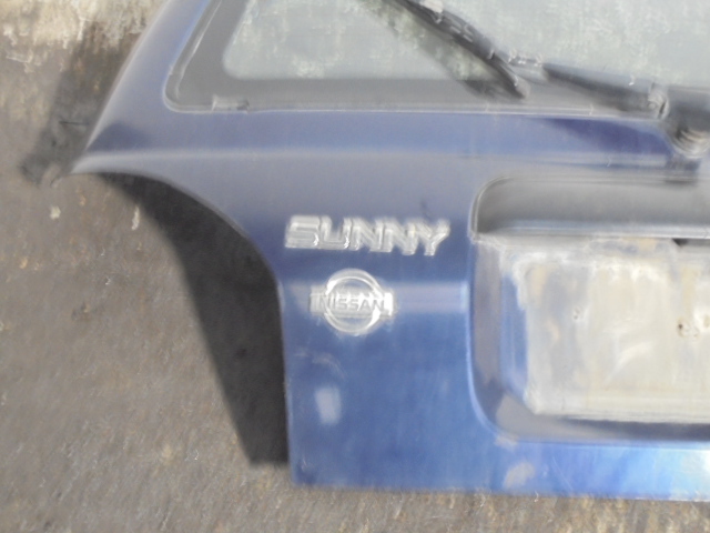 фото №8, Nissan sunny n14 крышка багажника крышка стекло моторчик 3d hb