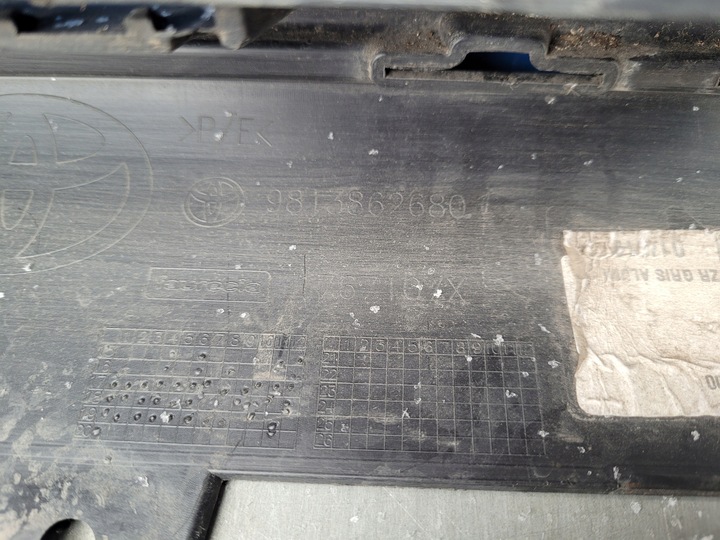 фото №13, Toyota proace verso 2016- 16- бампер переднее dół