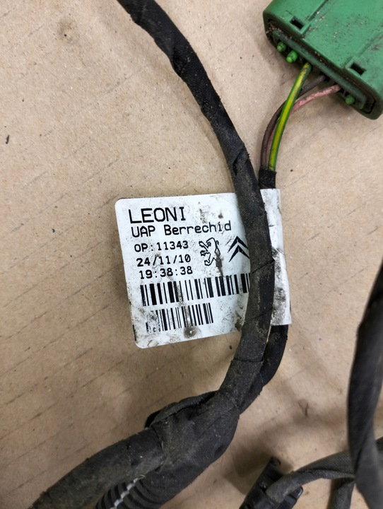 фото №3, 4x датчик парковка pdc + жгут парктроник зад citroen c3 picasso 08-12