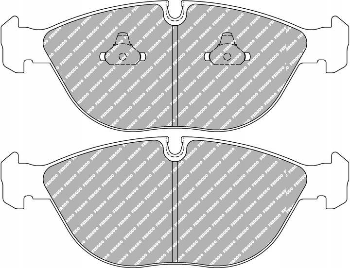 FCP1001H DS2500 FERODO КОЛОДКИ AUDI A4 A8 TT ПЕРЕД