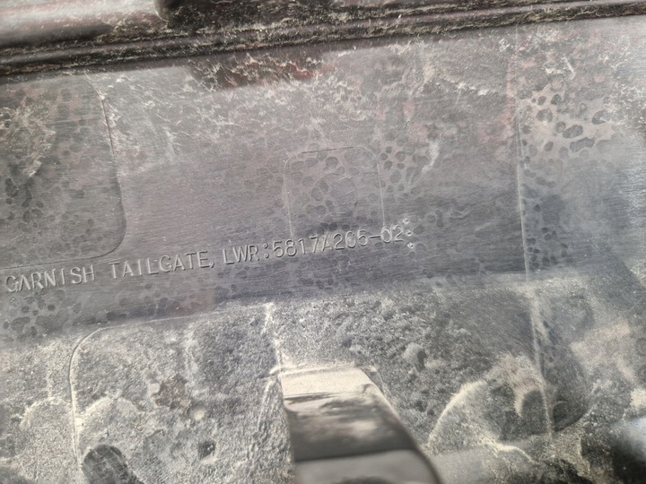 фото №9, Mitsubishi outlander 3 iii рестайлинг планка накладка крышки задней задняя