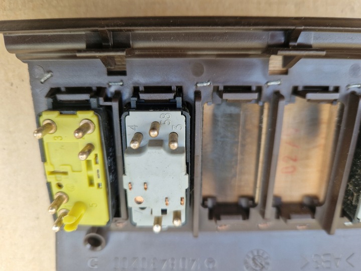 фото №7, Mercedes w140 cl купе переключатель стекло зад подголовники панель dekor дерево