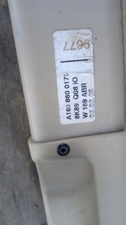 фото №7, Mercedes a150 w169 hb ролета багажника 5d