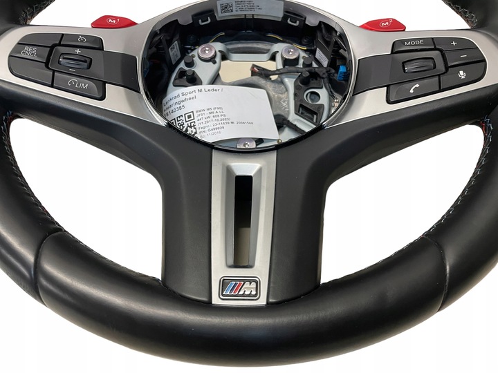 фото №7, Кермо шкіра мультифункція пелюстки m power bmw f90 f91 f92 f93 f95 f96