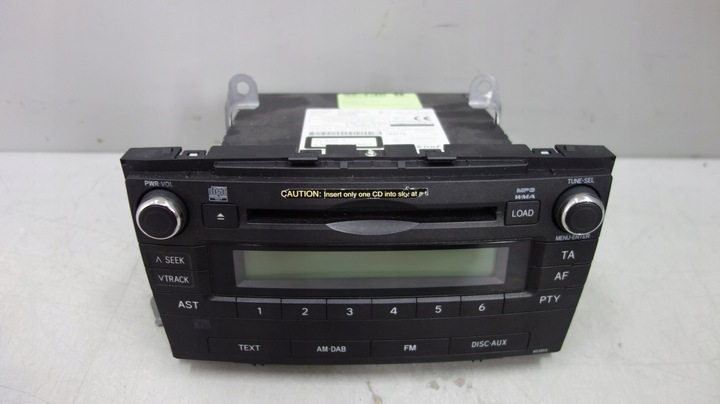 фото №1, Toyota avensis t27 радио cd 86120-05161