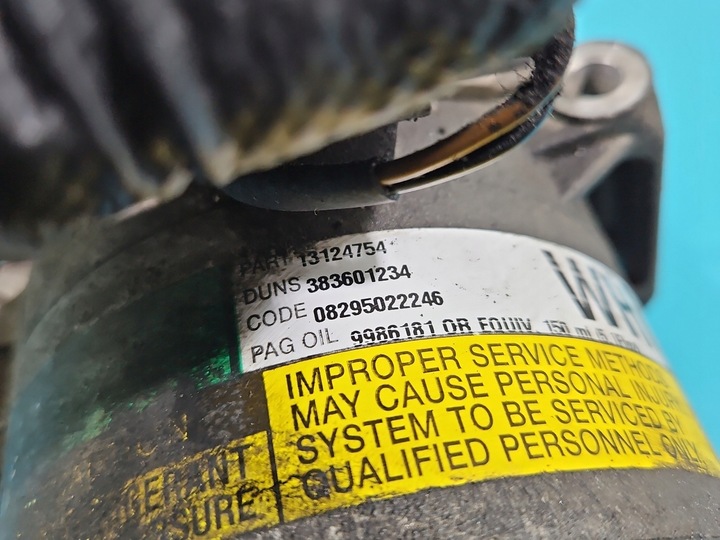 фото №7, Компрессор кондиционера компрессор opel astra iii h 13124754