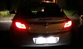 фото №15, Подсветка номерного знака регистрационный led opel astra h 3 iii j iv vectra c