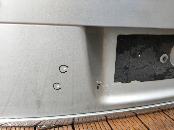 фото №8, Vw passat b6 05-12 крышка задняя багажника зад цвет la7w bez коррозии оригинальный номер