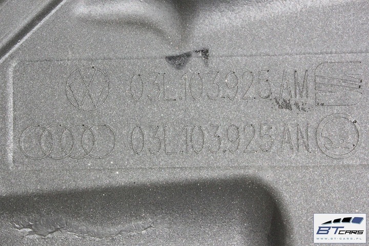 фото №6, Vw кришка кришка двигуна 03l103925am 2.0 tdi 03l 103 925 am дизель 03l1039