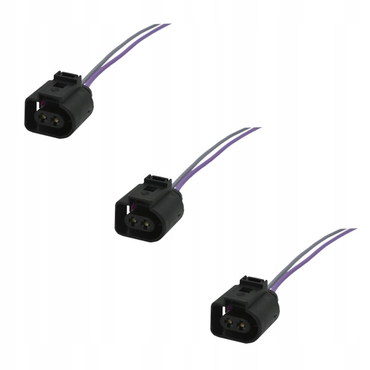 фото №1, Набор 3 złącz: vag 3.5 2 pin 1j0973722 na кабель