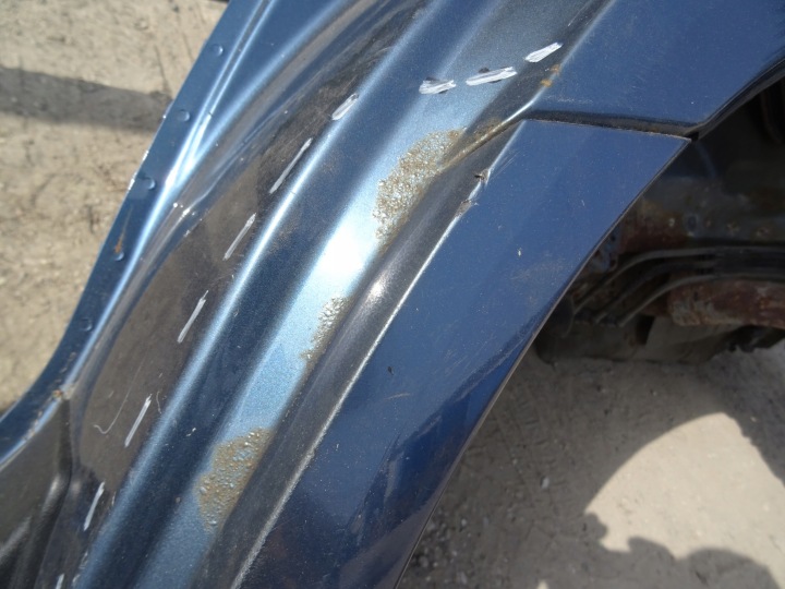 фото №11, Subaru legacy iv sedan крыло левое заднее порог стойка 33a 2004-2009rok