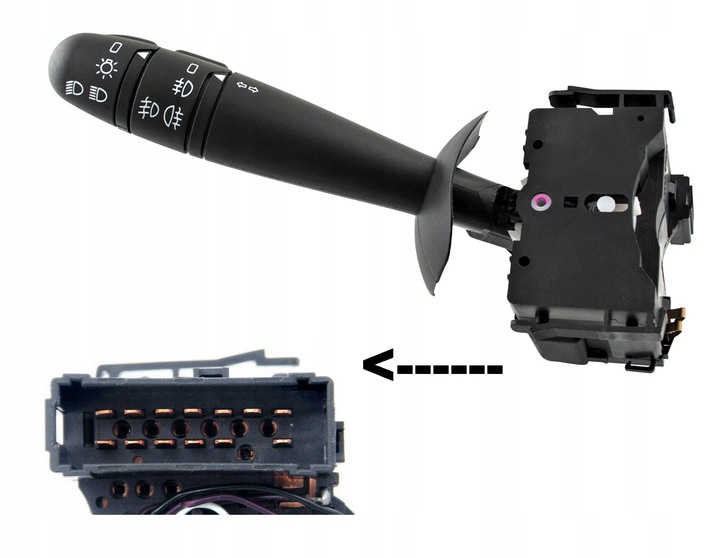 фото №1, Кермовий/підкермовий перемикач світла opel vivaro i 01-07