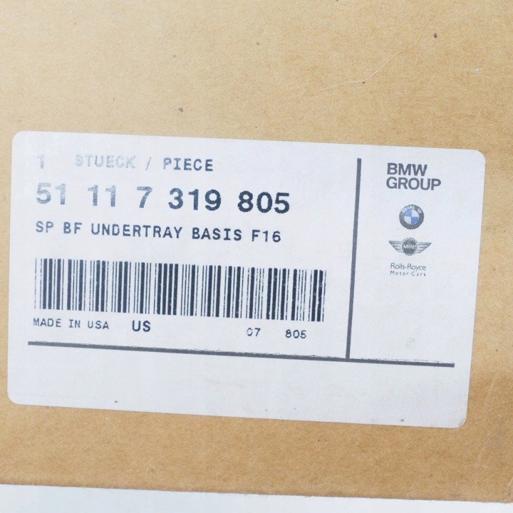 фото №9, Bmw x6 f16 защита бампера передней 51117319805 7319805 2016 oem