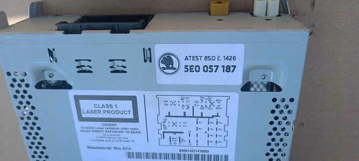 фото №8, Радіо заводські skoda octavia iii 3 5e0 5e0057187 оригінал