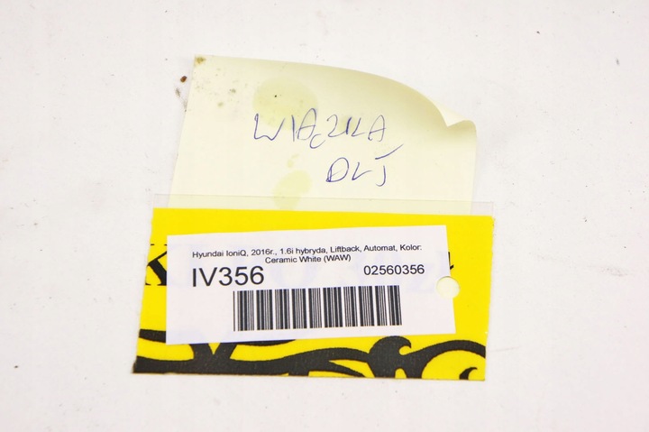 фото №6, Iv356 hyundai ioniq джгут двері лівий зад